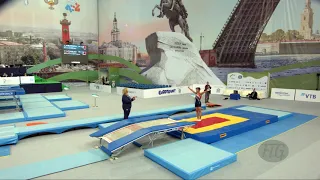 PADILLA Ruben (USA) - 2018 Trampoline Worlds, St. Petersburg (RUS) - Qualification Double Mini R2