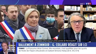 Ralliement à Zemmour : Gilbert Collard réagit