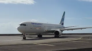 Boeing767 EuroAtlantic Airways✈️Madeira International Airport Cristiano Ronaldo