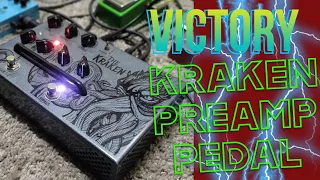 VICTORY KRAKEN Preamp Pedal Demo And Review