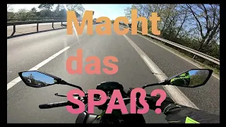 AUTOBAHN MIT 125CCM - Macht das Spaß? | B196 I 15 PS I Kawasaki Z125 I einf4ch4ndr3