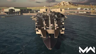 USS Nemesis - Biggest Aircraft Carrier in Modern Warships.. But Cant Carrying Bomber