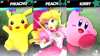 Super Smash Bros Ultimate Amiibo Fights EX  Pikachu vs Peach vs Kirby