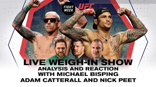 UFC 269 Live Weigh-in Show: Oliveira v Poirier, Nunes v Pena | With Bisping, Catterall and Peet