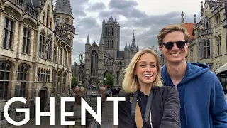 GHENT, BELGIUM City Tour! 🇧🇪 (20 things to do in Gent - our vlog)