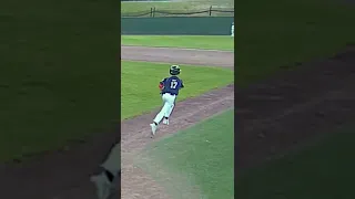 One armed 11 year old Tommy Morrissey ⚾️ goes deep 💥 #baseball #shorts