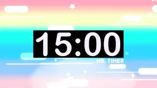 15 Minute Countdown Timer with Music for Kids!