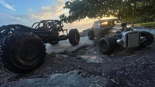 Axial RBX10 RYFT vs Vaterra Glamis Fear Rat Rod Part1