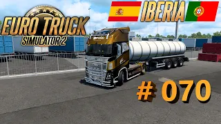 Euro Truck Simulator 2 #070 DLC Iberia Покатушки по Португалии Рейс Лиссабон - Коимбра