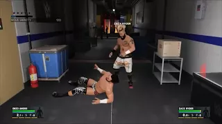 Zack Ryder vs enzo amore backstage