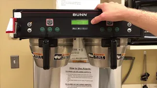 How to Calibrate a Commercial Bunn Coffee Maker