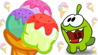 Om Nom Loves Ice cream | Learn Sizes with Ice Cream Scoops | Fun Learning Videos For Children