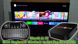 cara menghubungkan Mini Keyboard Wireless ke STB (Set Top Box) Android