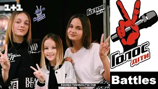 Daneliya Tuleshova - Round 2, "Battles" -  The Voice Kids Ukraine, season 4, 2017 (SUBTITLES)