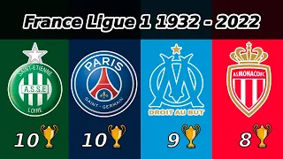 France 🇫🇷 Ligue 1 1932 - 2022 • Champion List • PSG 2022