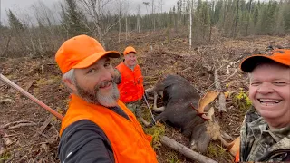 MOOSE RIFLE  HUNT WITH  FATHER AND SON 2022- SHORT HUNTING TRIP