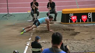 【 Seiko Golden Grand Prix 2023 YOKOHAMA 】 Men's Long Jump Final　HASHIOKA Yuki ( 橋岡 優輝 )  最終6回目