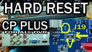 HOW TO RESET ALL CPPLUS DVR | CPPLUS DVR PASSWORD RESET | CPPLUS 4 CHANNEL DVR PASSWORD RESET
