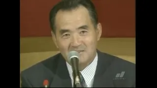 【 第二次 長嶋監督就任当日の特集番組　〜 4番　サード　３　 長嶋茂雄 〜・ 監督就任記者会見 】1992/10/12