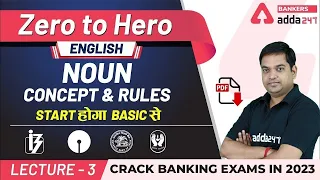 Noun Basic Concept and Rules in English Grammar | Adda247 Banking Classes | Lec-3