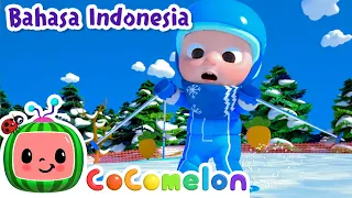 Lagu Ski🏂 | CoComelon Bahasa Indonesia - Lagu Anak Anak | Nursery Rhymes