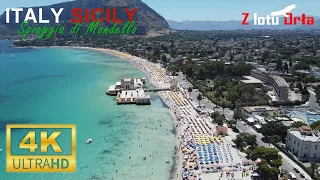 ITALY SICILY - Spiaggia di Mondello - 4K