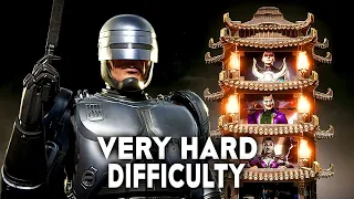 Mortal Kombat 11 RoboCop Klassic Tower Very Hard Difficulty Gameplay (No Commentary) MK11