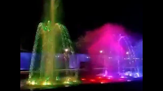 Cвето-музыкальный фонтан на Имеретинской набережной в Сочи