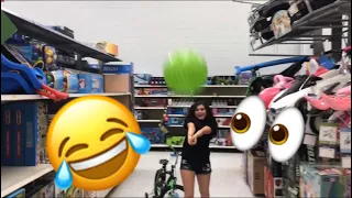 VLOG #25 WE HIT SOMEONE WITH A BALL AT WALMART