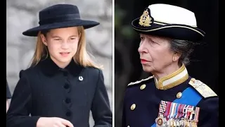 Princess Charlotte likened to Princess Anne after sweet moment helping George