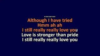 Sade - Love Is Stronger Than Pride - Karaoke Instrumental Lyrics - ObsKure