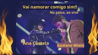 Vai namorar comigo sim! Ana Castela e Gustavo Mioto romance no palco. Namorando oficialmente? shipoo