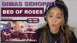 First Time Hearing DIMAS SENOPATI - Bed Of Roses (Bon Jovi Acoustic Cover) | REACTION!!