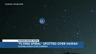 Mystery of flying spiral over Mauna Kea solved