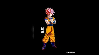 Todas las transformaciones de Goku del 1 al 100 y las fases divinas