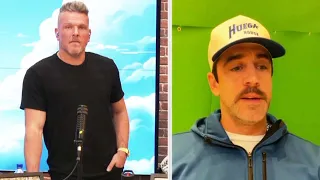 Aaron Rodgers Gets Kicked Off ‘The Pat McAfee Show’