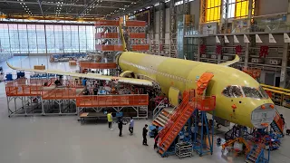 GLOBALink | A glimpse of construction of China's homegrown aircraft C919 in 90 seconds