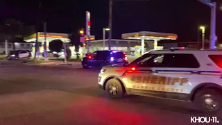 Raw scene video: One Precinct 4 deputy constable killed, two others injured in shooting along I-45