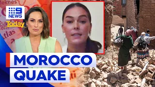 Terrifying experience as deadly earthquake hits Morocco | 9 News Australia