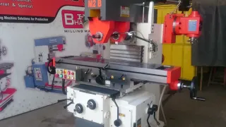 Universal Milling Machine with XYZ Axis Auto Feeds & Rapids - Call +919501400082