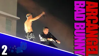 Arcángel Bad Bunny Calle Loiza LIVE (Ya me acostumbre, La Jumpa, Flow Violento)