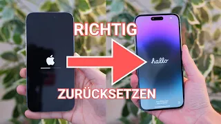 iPhone vor dem Verkauf zurücksetzen: So geht's!