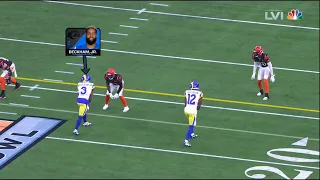 OBJ Catches First Touchdown Of Superbowl 56 (Bengals vs Rams)