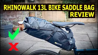 Rhinowalk 13L Bike Saddle Bag Review || Should you buy this Bikepacking Kit?