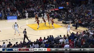 Evan Mobley blocks Mitchell to keep Jazz's lead over the Cavs at one