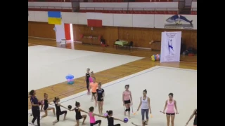 Trainig camp in Czech Republic with Academy of Irina Viner, Russia. I session, II day.