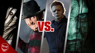 Wer ist das stärkste Horrorfilm-Monster? Jason vs Freddy vs Samara vs Pennywise vs ...!