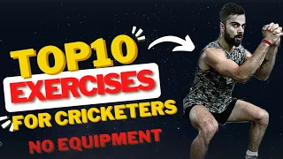 Top 10 Explosive Exercises for Cricketers at Home 💪 Cricket Fitness