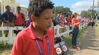Lafayette Middle School Student calls Corporal Middlebrook a Big Brother