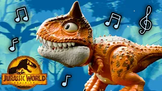 Επίσημο μουσικό βίντεο Jurassic World 🦖🎶 | CARNO CHOMP | Mattel Action!